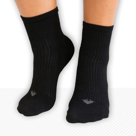calcetin saludable canale negro gris