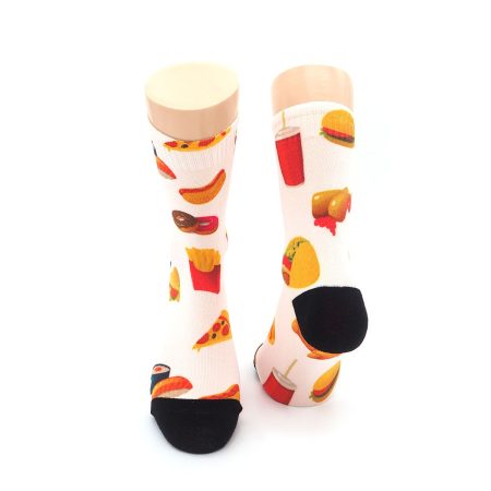 Calcetines AtTheTop Print Burger 02
