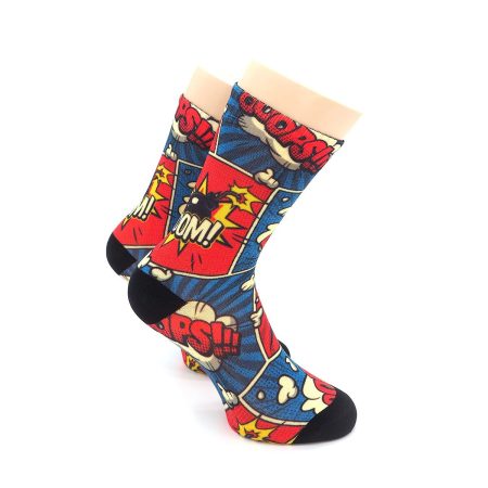 Calcetines AtTheTop Print ComicColor 02