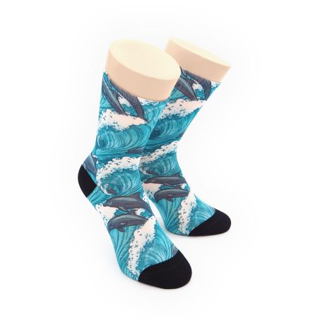 Calcetines AtTheTop Print Delfines 01