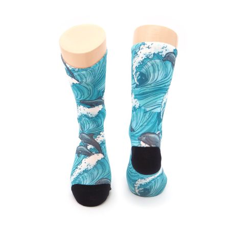 Calcetines AtTheTop Print Delfines 02