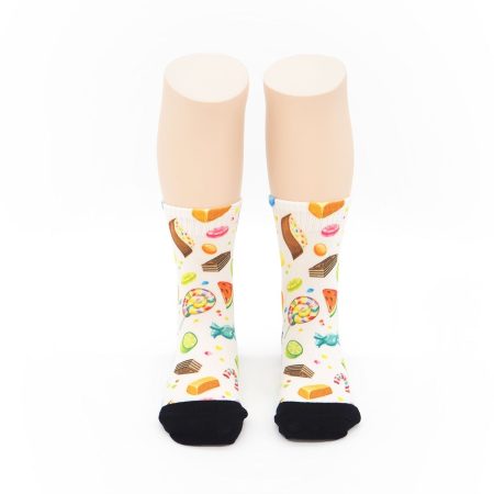 Calcetines Infantiles Valentin Print Chuches Alto 01