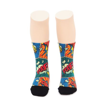 Calcetines Infantiles Valentin Print Comic Color 01