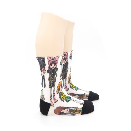 Calcetines Infantiles Valentin Print Cosmetic Corto 02 1