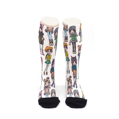 Calcetines Infantiles Valentin Print Fashion 01