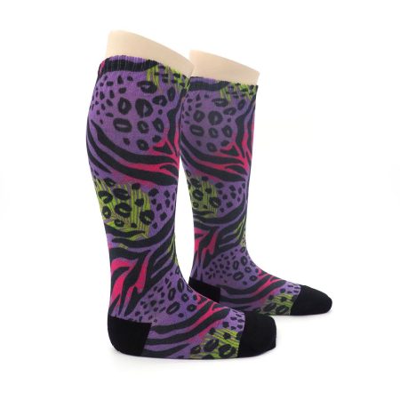 Calcetines Infantiles Valentin Print Leopard 02