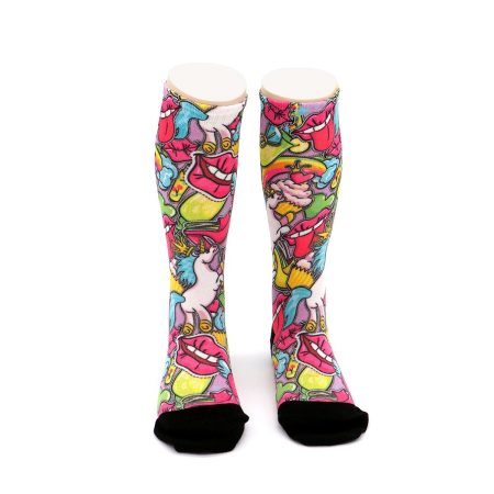 Calcetines Infantiles Valentin Print Lips 02