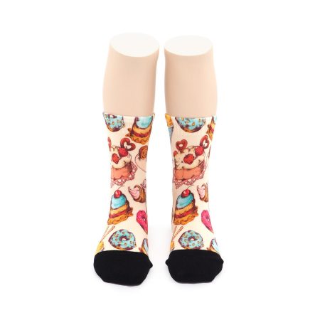 Calcetines Infantiles Valentin Print Pasteles Corto 01 1