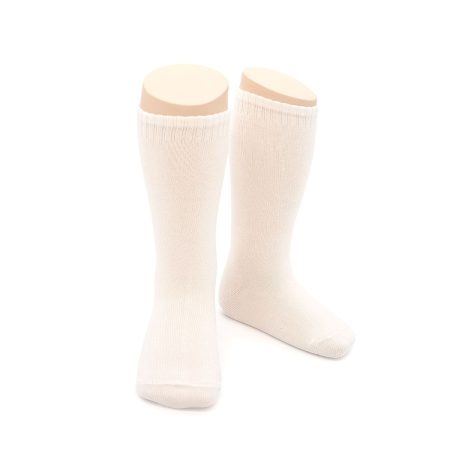 Calcetin Alto Infantil Basic Valentin Panna 01