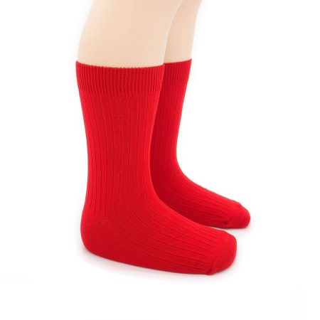 Calcetin Bajo Infantil Valentin Rojo 01 2