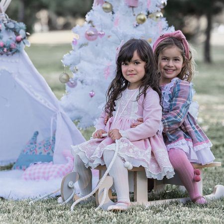 Leotardo Borla Infantil Valentin Blanco