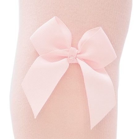 Leotardo Infantil Valentin Liso Rosa Lazo Grande