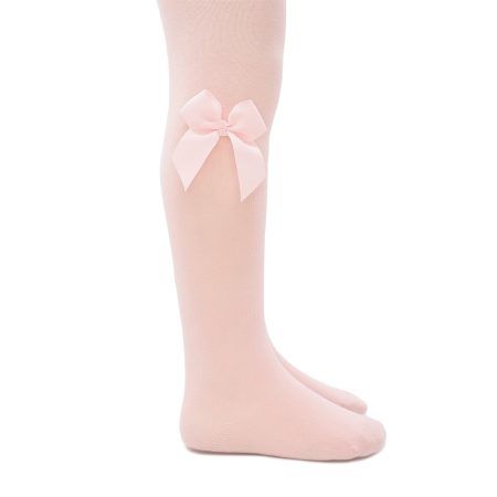 Leotardo Infantil Valentin Liso Rosa Lazo Grande