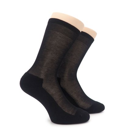 Calcetin Valentin Confi con planta de rizo negro adulto 01