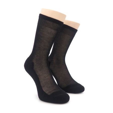 Calcetin Valentin Confi con planta de rizo negro adulto 03