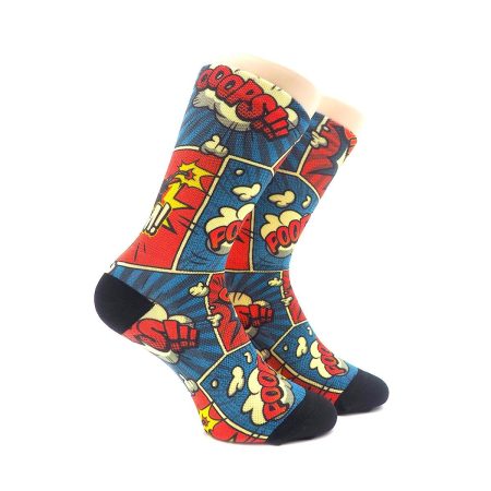 Calcetines AtTheTop Print ComicColor Deportivo Tecnico SoftAir Calado 02