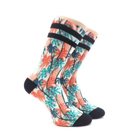 Calcetines AtTheTop Print Palmeras Deportivo Tecnico SoftAir Rayas 01