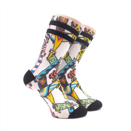 Calcetines AtTheTop Print Skate Deportivo Tecnico SoftAir Rayas 01