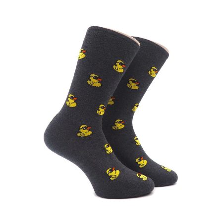 Calcetines At The Top con dibujos patos para hombre 01