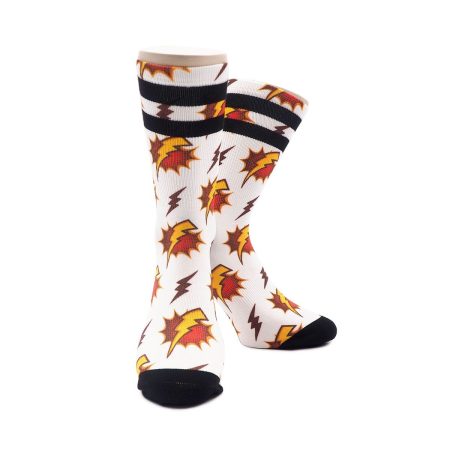 Calcetines AtTheTop Print Champ Deportivo Tecnico SoftAir Rayos Blanco 02