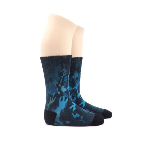 Calcetines Infantiles Valentin Print Camuflaje azul 02