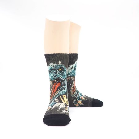 Calcetines Infantiles Valentin Print T Rex 02