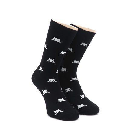 Calcetines Valentin con dibujos de gatos
