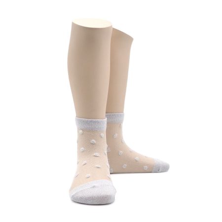 Calcetin Infantil Lurex Aluminio 01