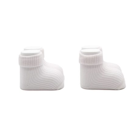 Pack2 calcetin calado bebe Valentin Blanco 01