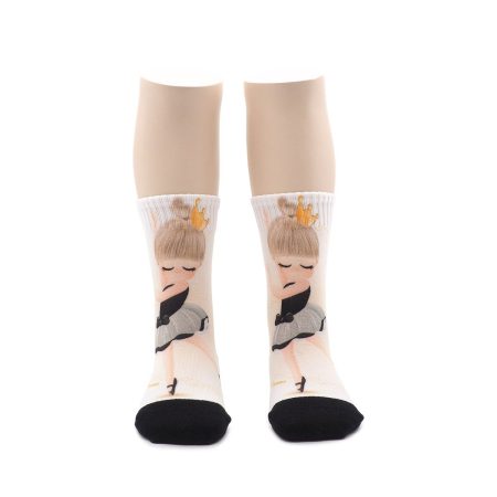 Calcetines Infantiles Valentin Print Bailarinas Luna 02