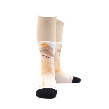 Calcetines Infantiles Valentin Print Bailarinas Valeria 01