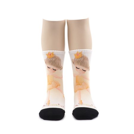 Calcetines Infantiles Valentin Print Bailarinas Valeria 02