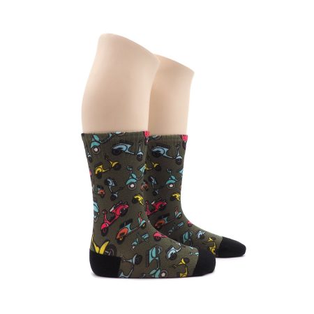 Calcetines Infantiles Valentin Print Scooters 01