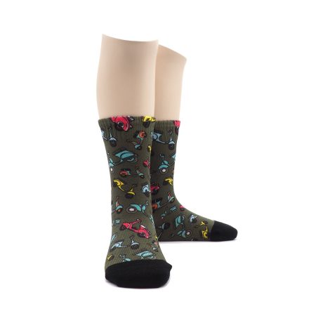 Calcetines Infantiles Valentin Print Scooters 02