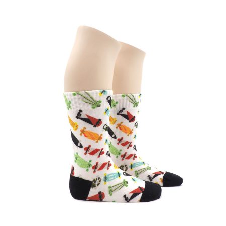 Calcetines Infantiles Valentin Print Skates 01