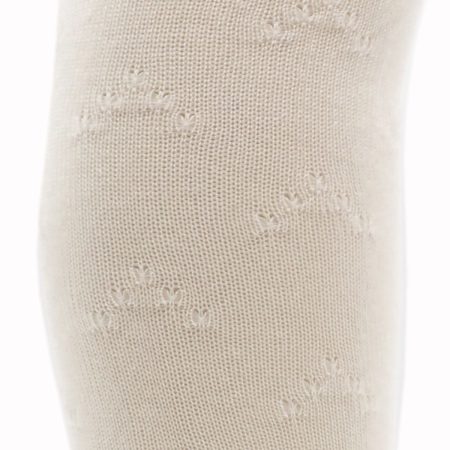 Leotardo calado perle infantil Valentin color blanco 003