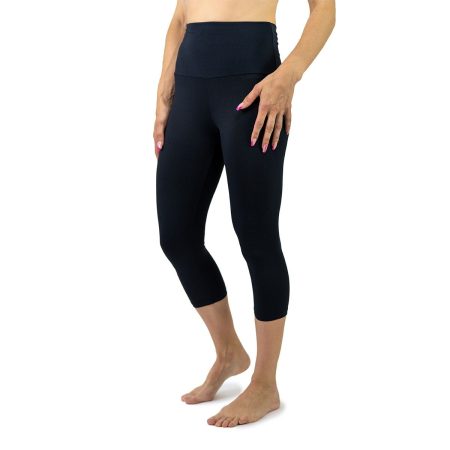 Leggin capri negro mujer 03