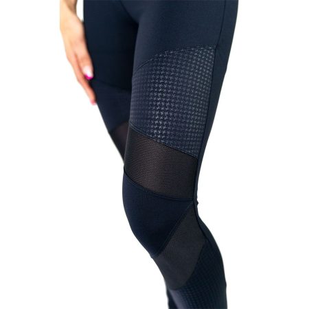 Leggin negro mujer rayas 05