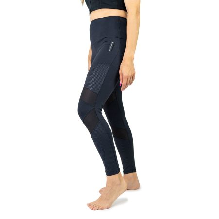 Leggin negro mujer rayas 08